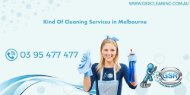 Kind Of Cleaning Services in Melbourne