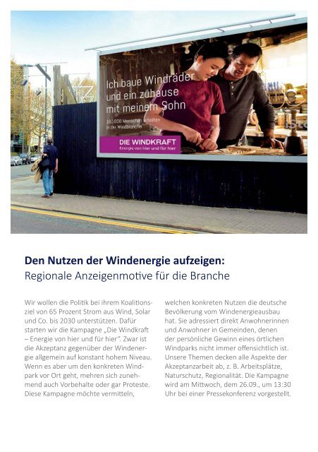 Messeflyer WindEnergy Hamburg 2018