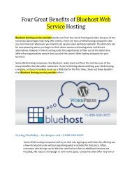 AD BLOG_4 Great Benefits of Bluehost Web Service Hosting