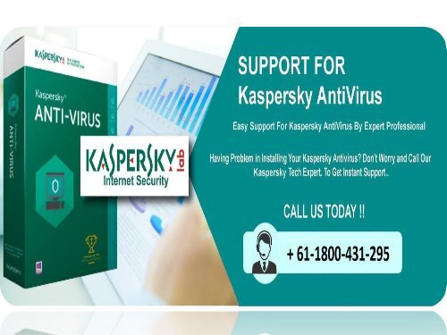 Kaspersky Antivirus support number Australia