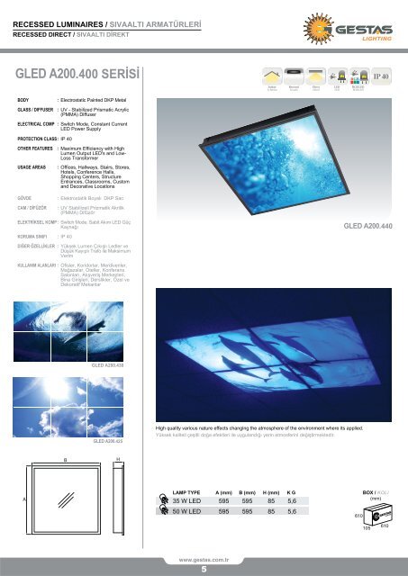 LED ÜRÜN KATALOG 2018