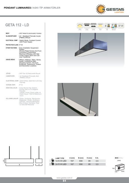 LED ÜRÜN KATALOG 2018