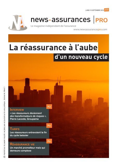 La réassurance à l'aube d'un nouveau cycle