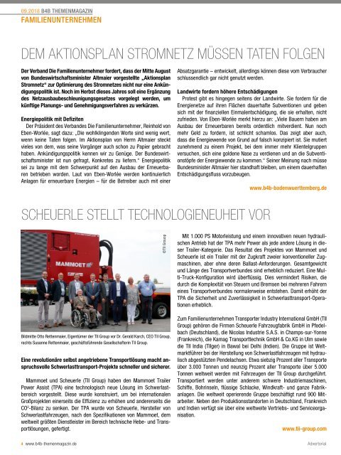 FAMILIENUNTERNEHMEN | B4B Themenmagazin 09.2018