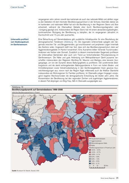 Der Kanton Wallis Struktur und Perspektiven - RW Oberwallis