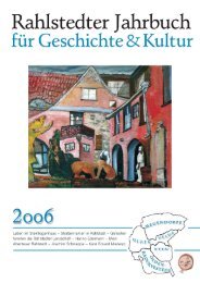 Kultur satt in Rahlstedt! - rahlstedter kulturverein