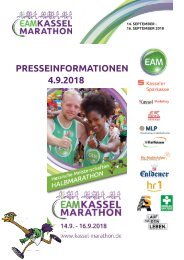 Pressemappe EAM Kassel Marathon PK 4.9.2018
