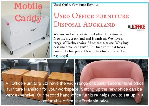 Used Office Furniture Removal