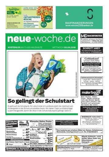 05.09.2018 NEUE WOCHE
