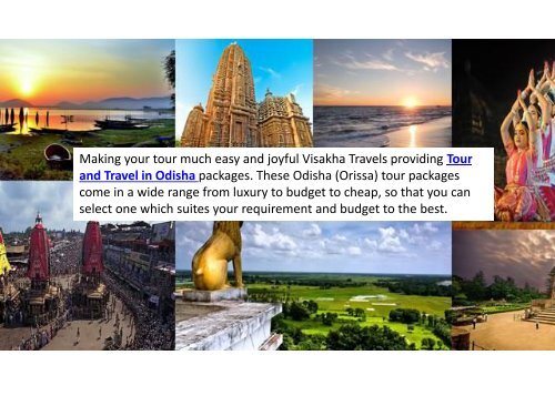 Visakha Travels - the best Tour and Travel in Odisha