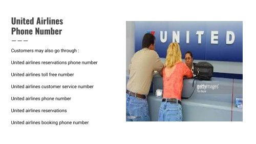 United Airlines Customer Service Number | 1-888-206-5328 | Toll Free