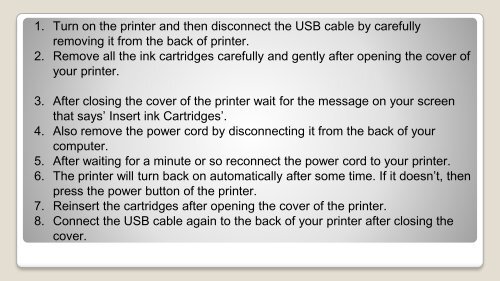 How to Reset an HP Photosmart Printer