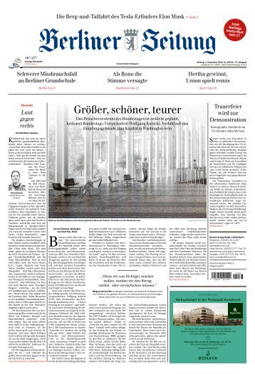 Berliner Zeitung 03.09.2018