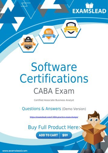 CABA Exam Dumps | Prepare Your Exam with Actual CABA Exam Questions PDF