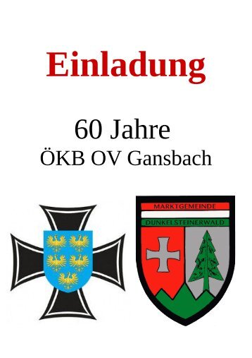Einladung Faltblatt 60 Jahre ÖKB