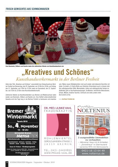 SCHWACHHAUSEN Magazin | September-Oktober 2018