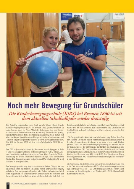 SCHWACHHAUSEN Magazin | September-Oktober 2018