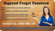 Forgot Bigpond Password? Get Instant Help for It | 1-800-980-183