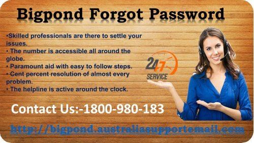 Forgot Bigpond Password? Get Instant Help for It | 1-800-980-183