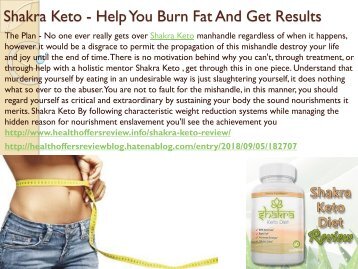 Shakra Keto - Improve Metabolic Systems