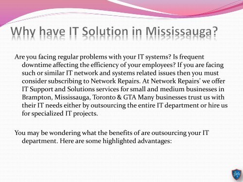 Why have IT Solution in Mississauga