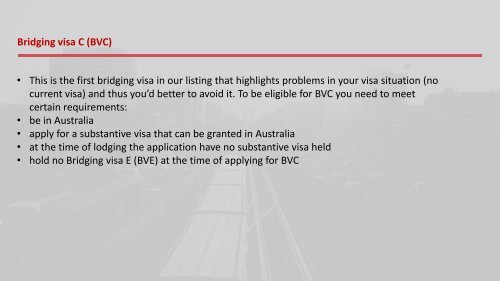 HOW BRIDGING VISAS AUSTRALIA WORKS