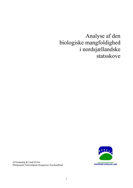 Analyse af den biologiske mangfoldighed i nordsjællandske ...