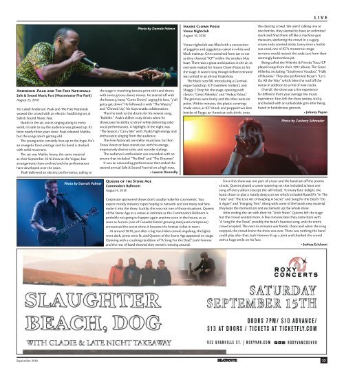 BeatRoute Magazine BC Edition September 2018