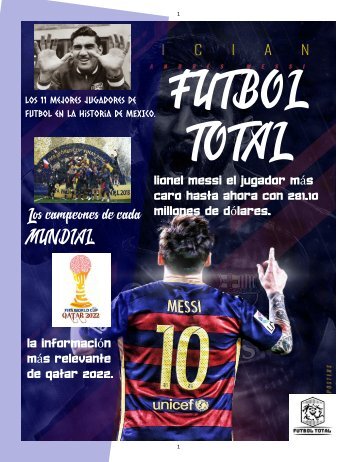revista de futbol (español)