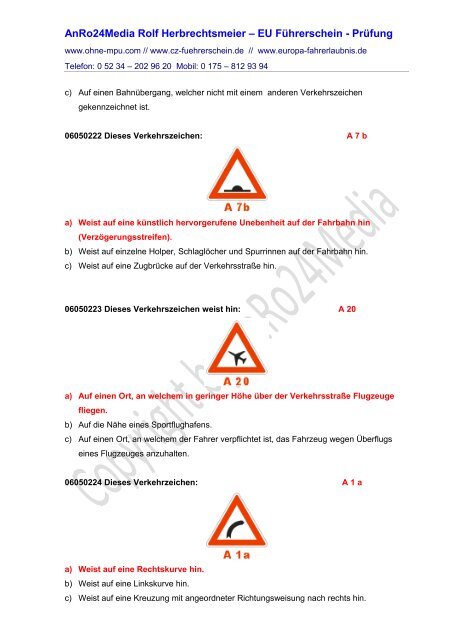 AnRo24Media Rolf Herbrechtsmeier – EU Führerschein - Prüfung