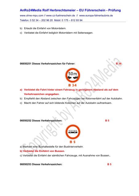 AnRo24Media Rolf Herbrechtsmeier – EU Führerschein - Prüfung