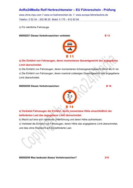 AnRo24Media Rolf Herbrechtsmeier – EU Führerschein - Prüfung