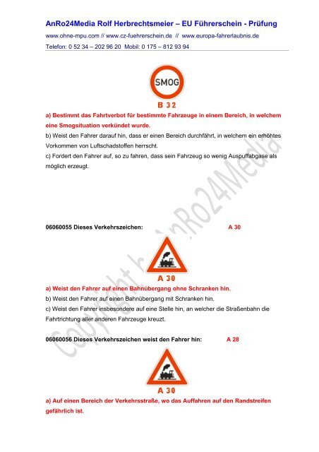 AnRo24Media Rolf Herbrechtsmeier – EU Führerschein - Prüfung