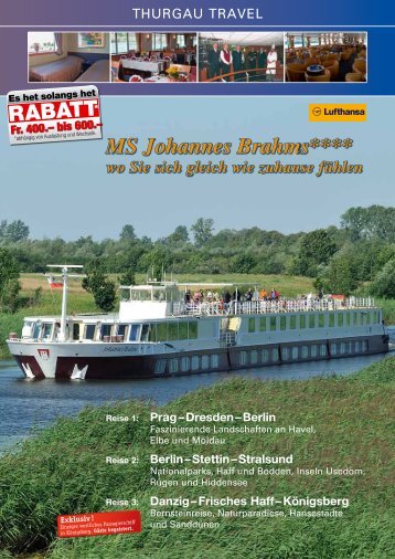 RABATT RABATT MS Johannes Brahms**** - Thurgau Travel