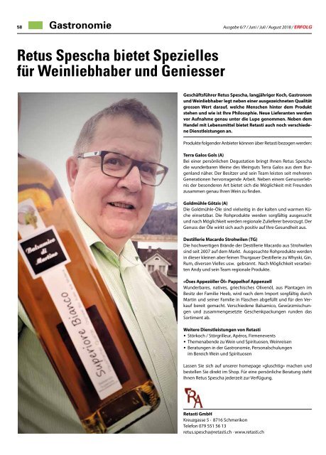 Erfolg_Ausgabe Nr. 6-8 - Juni - August 2018