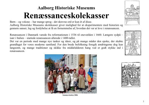 Renæssanceskolehæfte - Nordjyllands Historiske Museum