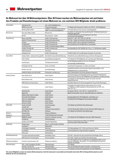 Erfolg_Ausgabe Nr. 9-10 - Sep/Okt 2018