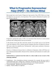 What Is Progressive Supranuclear Palsy (PSP)