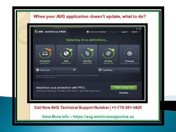 when your avg application does&#039;t update , what to do.