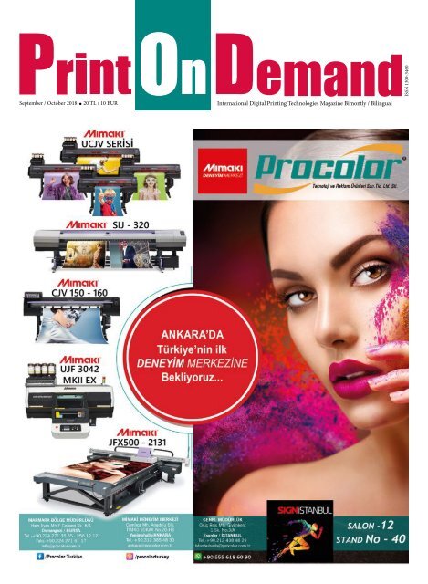 PRINT ON DEMAND September October 2018