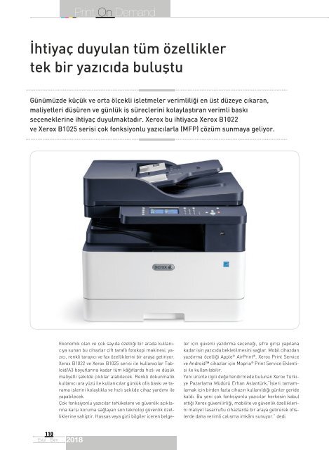 PRINT ON DEMAND September October 2018