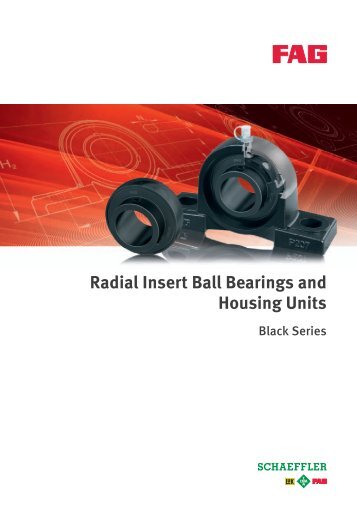 Radial Insert Ball Bearings and Housing Units - Schaeffler Group