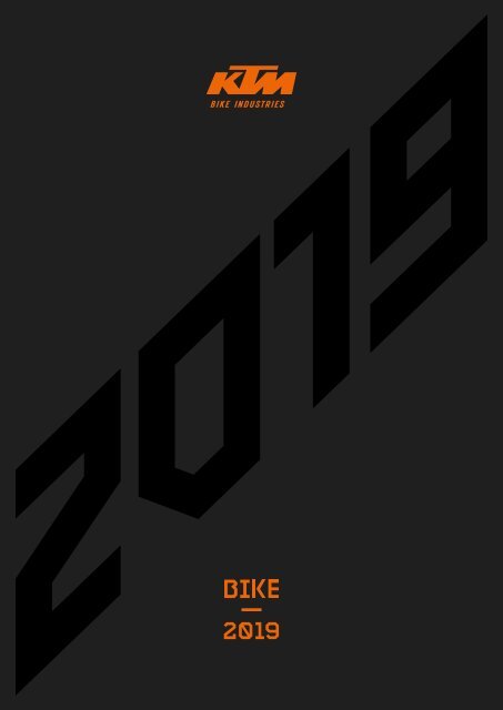 KTM Bike Industries 2019