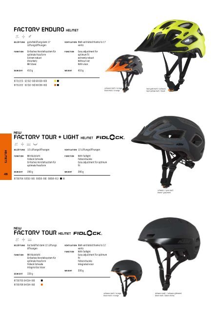 KTM 2019 Gear Parts