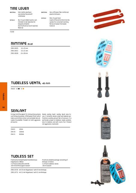 KTM 2019 Gear Parts