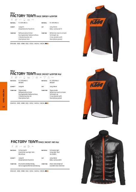 KTM 2019 Gear Parts