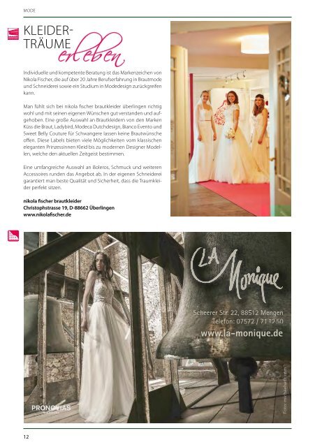Magazin zur Hochzeitsmesse Mainau 2018