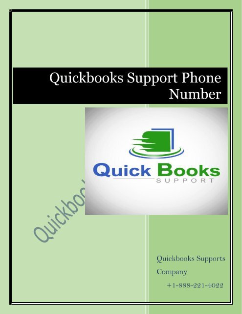 How can I contact QuickBooks support Phone Number