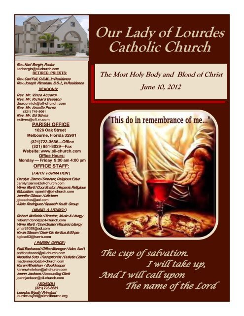 June 10.pdf - Our Lady of Lourdes Catholic Church