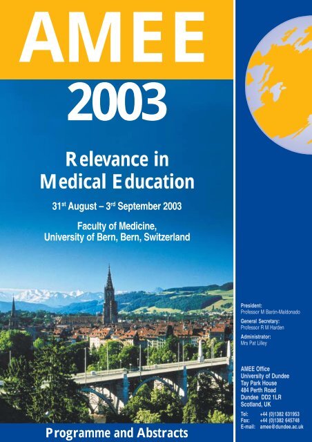 Relevance in Medical Education - AMEE